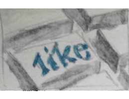 simlol like facebook hitting that like button analog  gif GIF