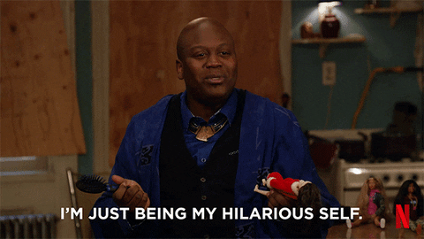 Being Funny Tina Fey GIF by Unbreakable Kimmy Schmidt - Find & Share on GIPHY