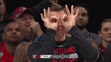 Portland Trail Blazers Reaction GIF by NBA
