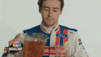 Iced Tea Cheers GIF by NASCAR on NBC