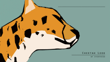 everfresh sketch cinema 4d cheetah toon GIF