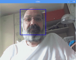 Raspberry Pi Face Detection GIF