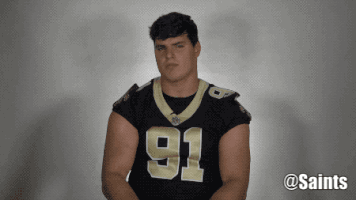 saints football clapping GIF by New Orleans Saints