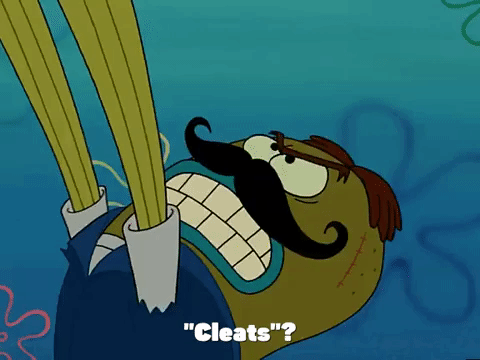 cleats spongebob