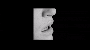 black and white kiss GIF by CRYPTIC CHILD