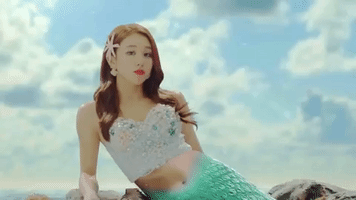 k-pop mermaid GIF
