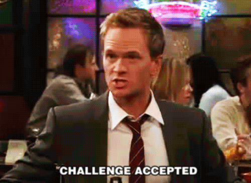 himym barney challenge accepted GIF