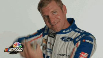 celebrate clint bowyer GIF by NASCAR on NBC