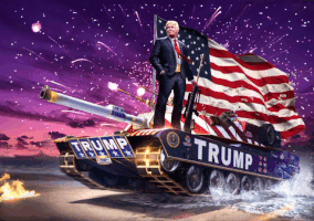 PepeFarmRemembers trump tank GIF