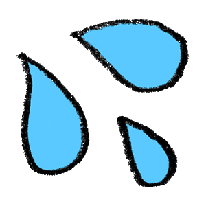 Emoji Drops Of Water Sticker By Adam J Kurtz For Ios Android Giphy