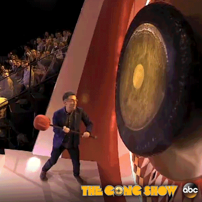 The Gong Show Shut Up GIF by ABC Network