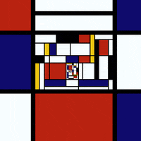Piet Mondrian Art GIF by Feliks Tomasz Konczakowski