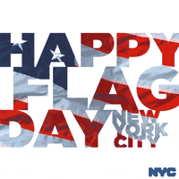 american flag america GIF by New York City Mayor's Office