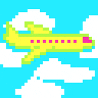 imightbeamy travel fly sky clouds GIF