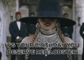 birthday happy birthday beyonce formation red lobster GIF
