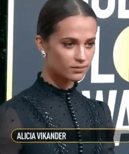 alicia vikander GIF by Golden Globes