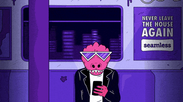 Public Transit Phone GIF by Wet Cement