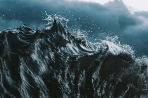 wave surf GIF by Evan Hilton