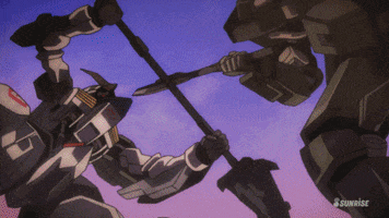 iron blooded orphans mecha GIF by mannyjammy
