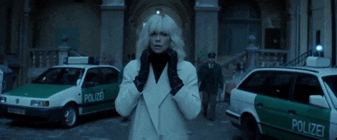 Charlize Theron Winter GIF by Atomic Blonde