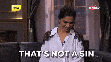 deepika padukone not a sin not sinning india bollywood GIF
