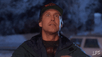 Excited Christmas Vacation GIF by IFC