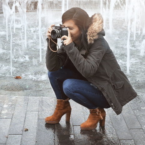 mathieuchollet winter fall camera autumn GIF