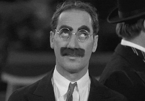 Resultado de imagen de groucho marx animated gif