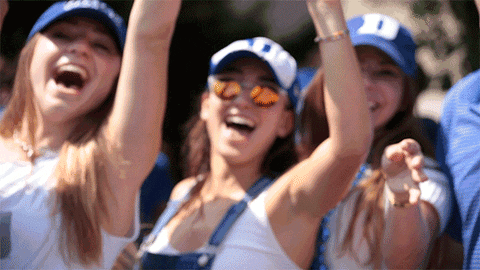 excited duke university