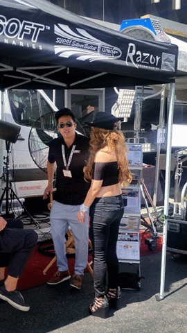 Socialbilitty model paramount pictures cine gear promotional model GIF