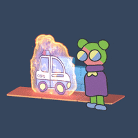 3d fire GIF by mushbuh