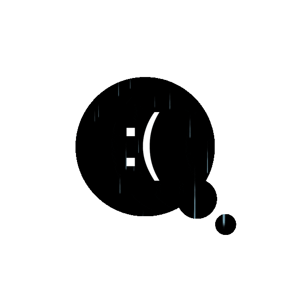 interactive sad face Sticker by joeburger