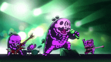halloween band GIF by Angry Birds