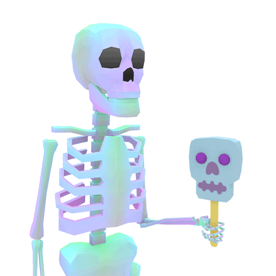 jjjjjohn ice cream skeleton melt popsicle GIF