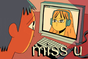 I Miss You Reaction GIF by GIPHY Studios Originals