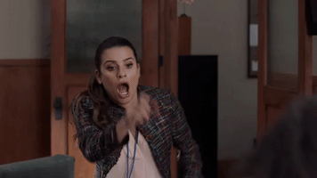 Shocked Lea Michele GIF by ABC Network