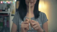 Jangan bermain sumpit