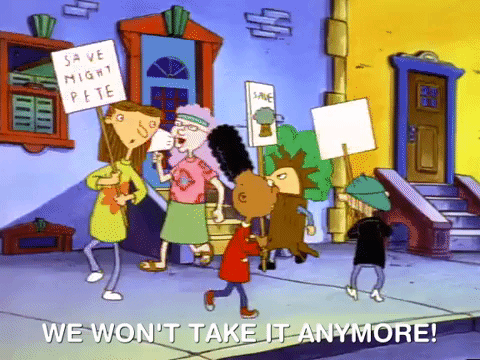 Image result for protest gif funny