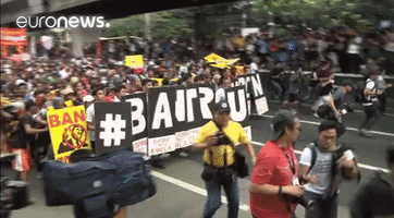 protest GIF by euronews