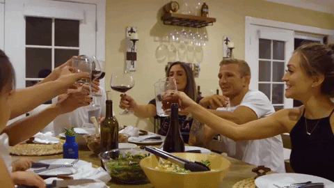 Dinner Party Ufc 217 Embedded GIF - Find & Share on GIPHY