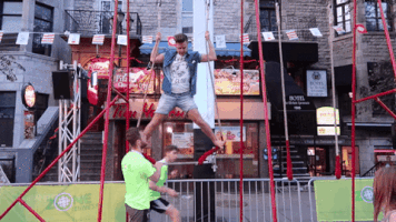 plcloutier scared help cirque montrÃ©al GIF