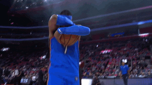 carmelo anthony hug GIF by NBA