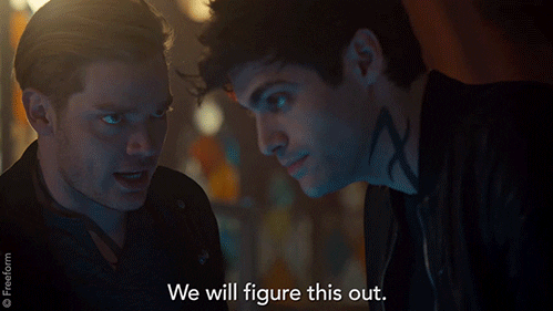 we will figure this out matthew daddario GIF by Shadowhunters