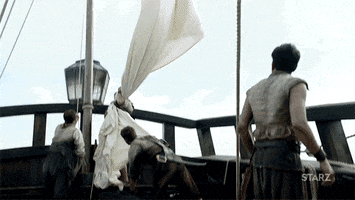 black sails i give up GIF by STARZ