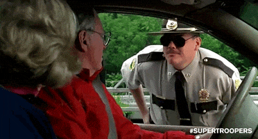 Super Troopers Shut Up GIF by Searchlight Pictures