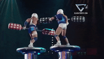 battle of the giants duel GIF by Gladiators