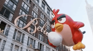 angry birds GIF by The 91st Annual Macy’s Thanksgiving Day Parade