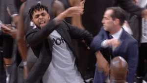 d'angelo russell nets GIF by NBA