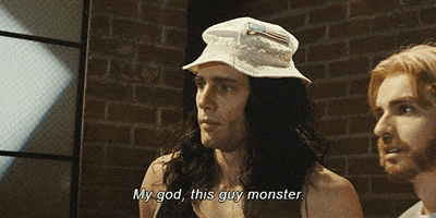 Scared James Franco GIF by The Disaster Artist