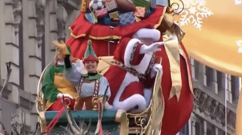 santa claus GIF by The 91st Annual Macy’s Thanksgiving Day Parade